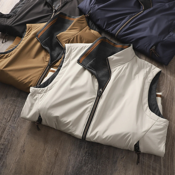 Modern Men's Vest with Versatile Design