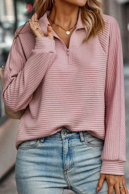 Hannah - Cozy Zip-Up Sweatshirt