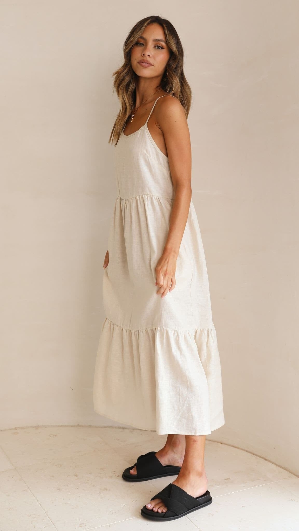 Nico Maxi Dress - Natural
