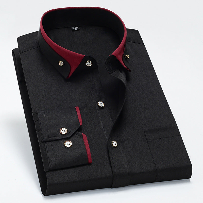 Formal and Elegant Long-Sleeved Shirt for Men