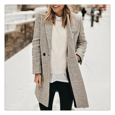 Eliane - Street jacket with patchwork elements