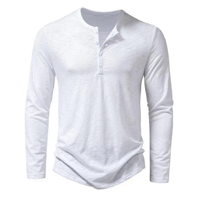 Men's long-sleeved shirt with a casual and modern style
