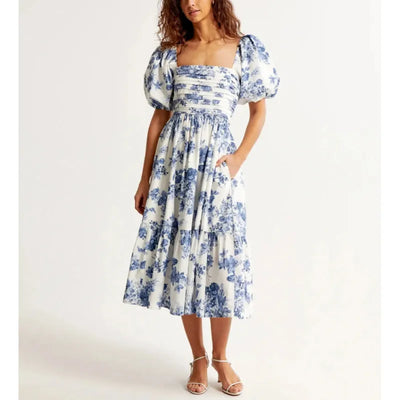 Carolina - Floral Midi Dress