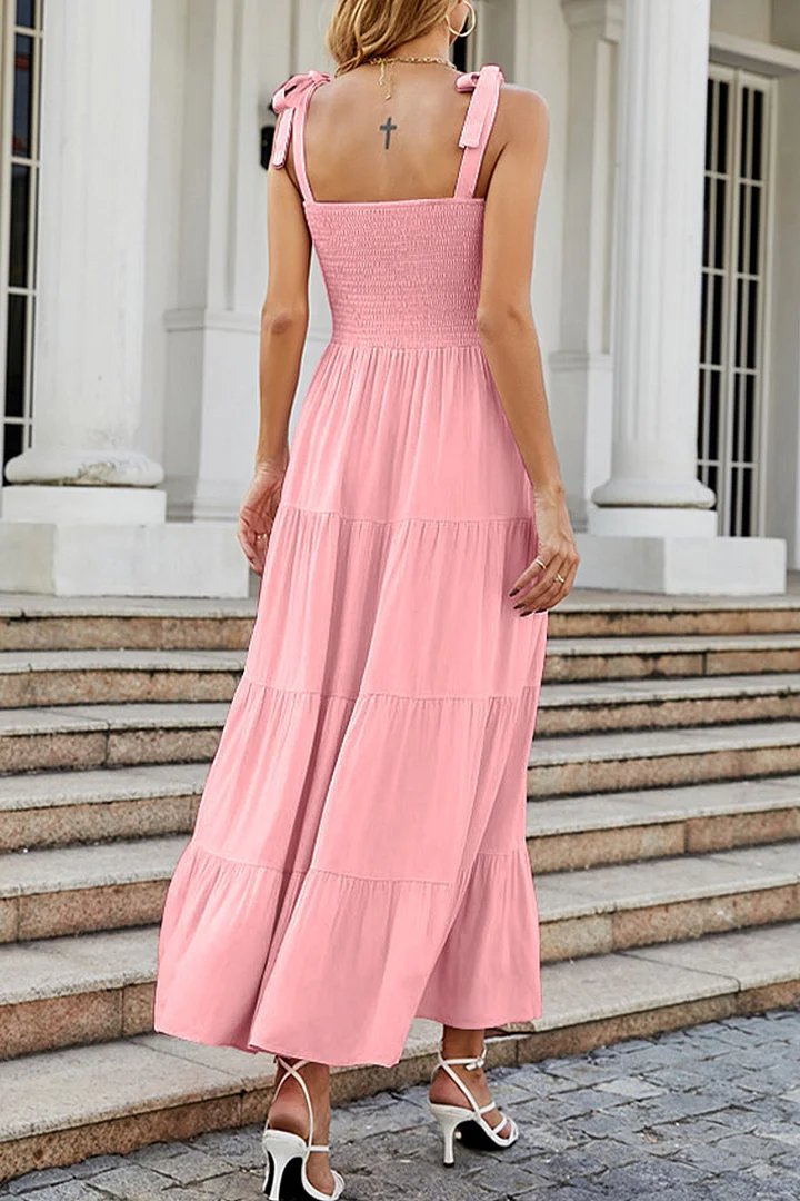 Mia - Printed dresses with thin straps and urban fashion patches