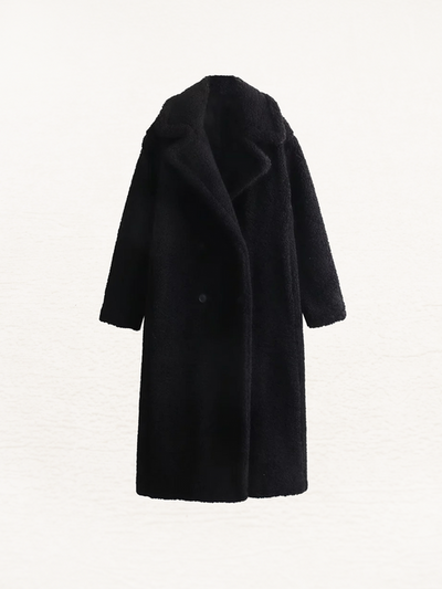 Long women's jacket ideal for autumn with a cozy design