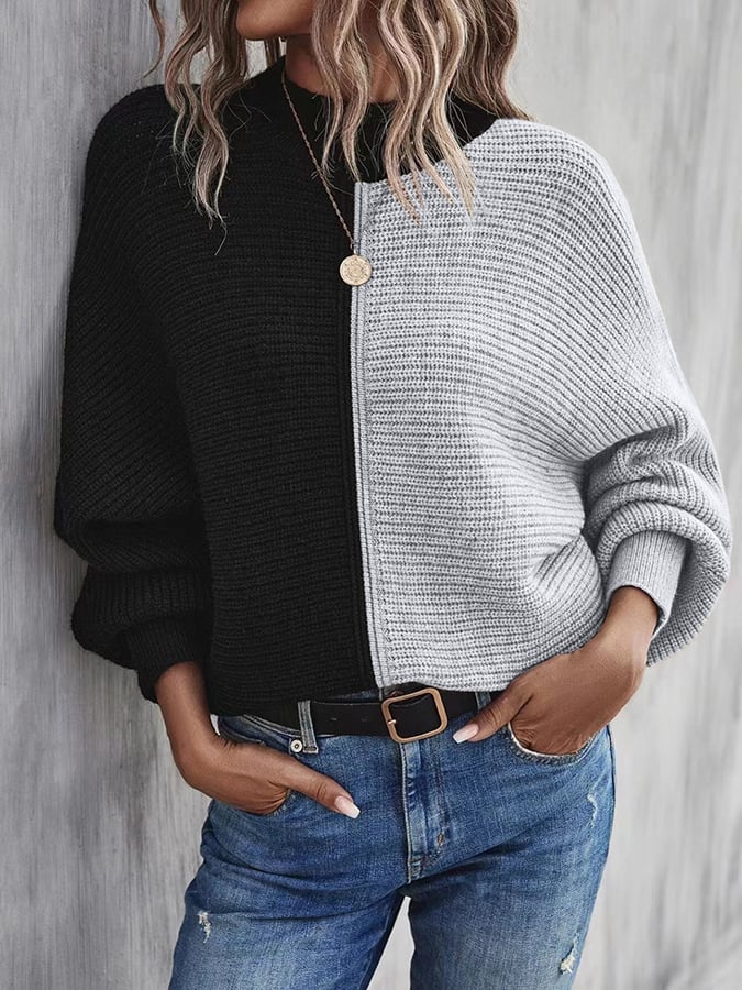 Two-tone jersey with cap sleeves: a stylish option for comfort lovers