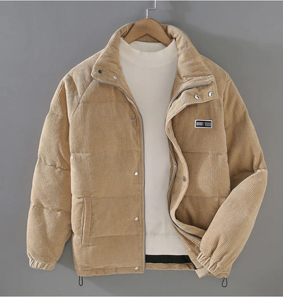 Casual style men's winter jacket.