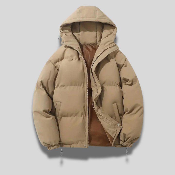 Loose Hooded Winter Coat for Cold Weather