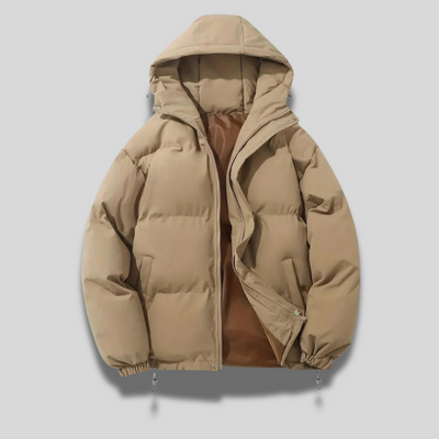 Loose Hooded Winter Coat for Cold Weather