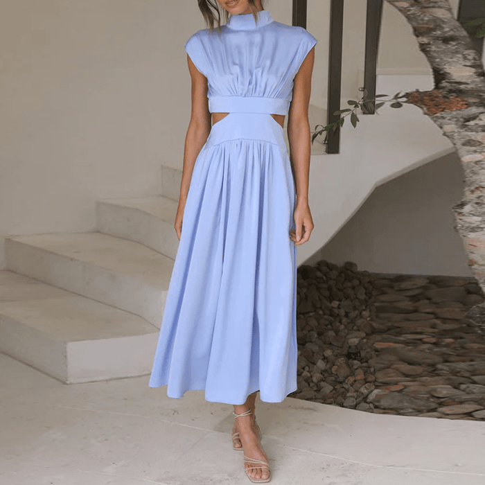 Elegant long dress in a modern style for events and special occasions