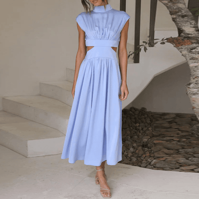 Elegant long dress in a modern style for events and special occasions