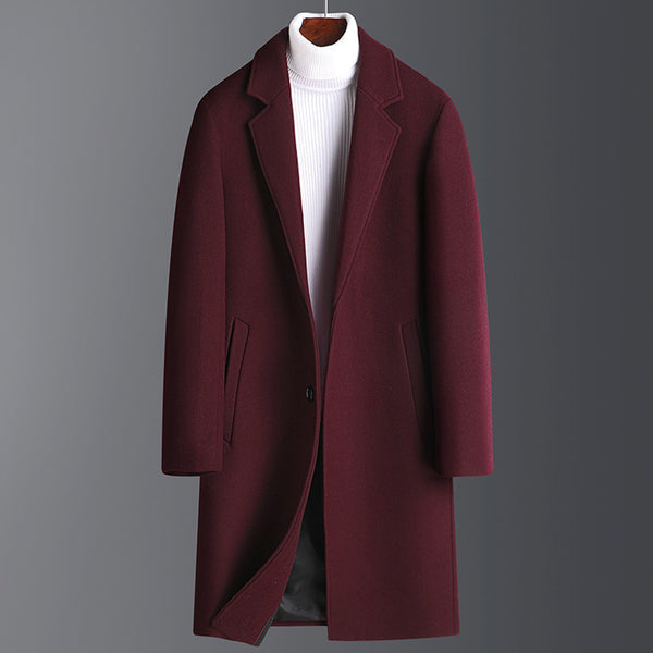 Men's mid-length coat