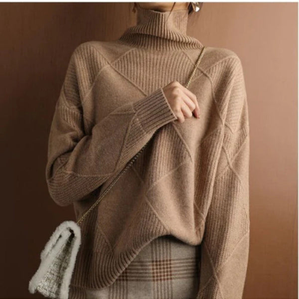 Elegant turtleneck sweater for elegant looks