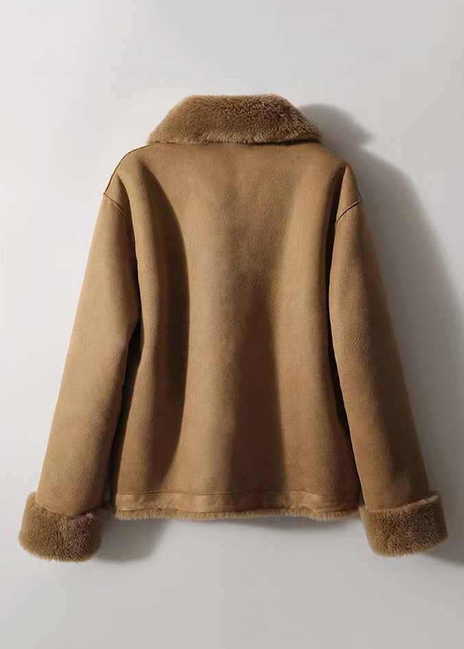 Reversible Peter Pan Collar Coat - Italian Style for Winter