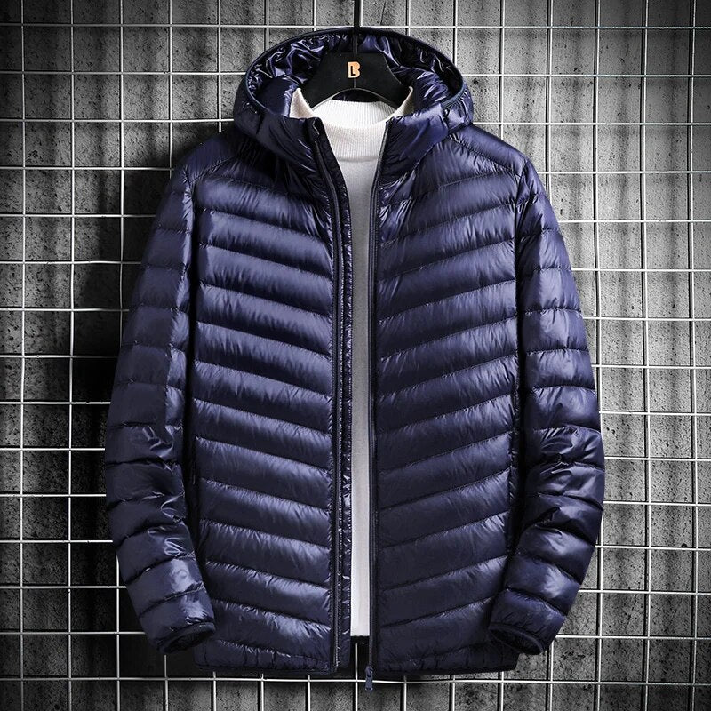 Cozy insulated winter jacket.