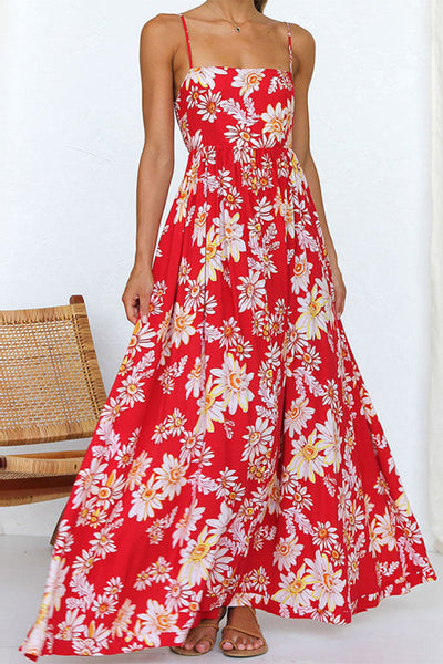 Diana - Elegant Sleeveless Printed Dress