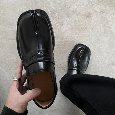 Elegant patent leather shoes
