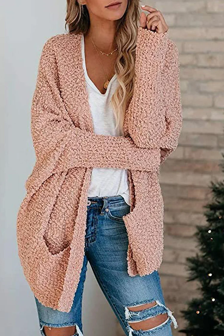 Lightweight cardigan with puppet sleeves for everyday style
