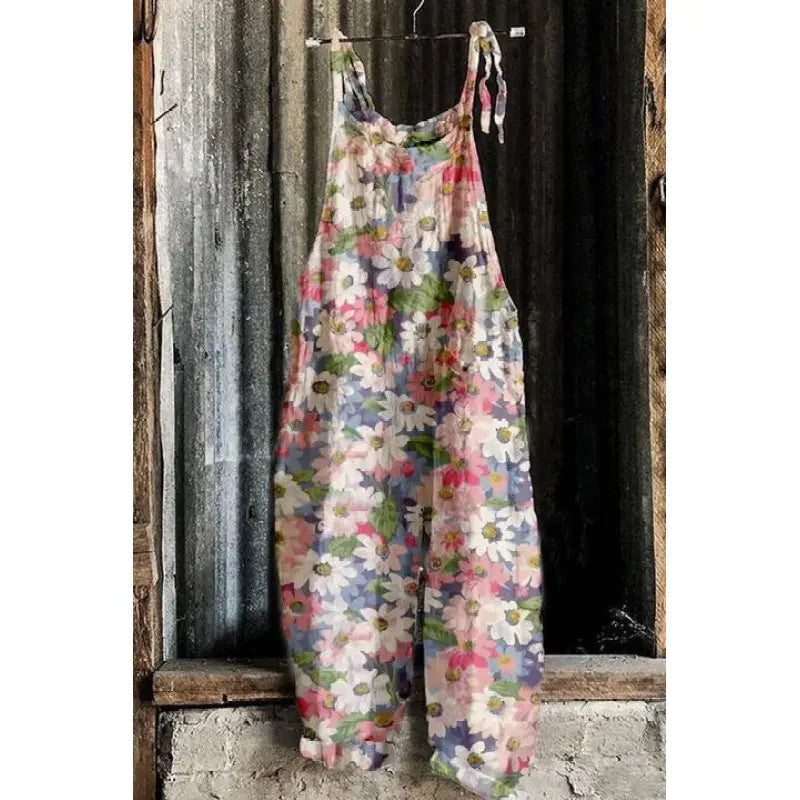 Brenda - Stylish Short-Sleeved Multicolor Jumpsuit