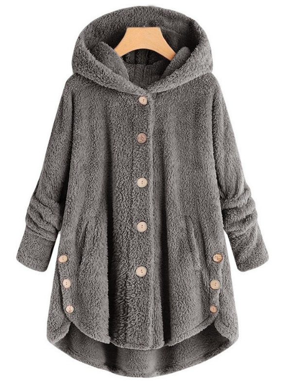 Monochromatic Corduroy Sweatshirt Jacket with a Loose Fit for Maximum Comfort