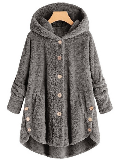 Monochromatic Corduroy Sweatshirt Jacket with a Loose Fit for Maximum Comfort