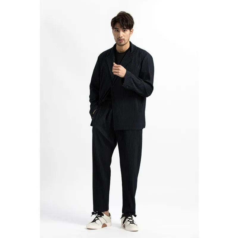 George - Men's Loose Fit Pleated Pants