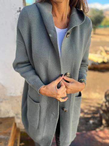 Ana Women's Hooded Cardigan - Style and Comfort