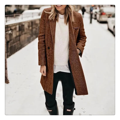 Eliane - Street jacket with patchwork elements