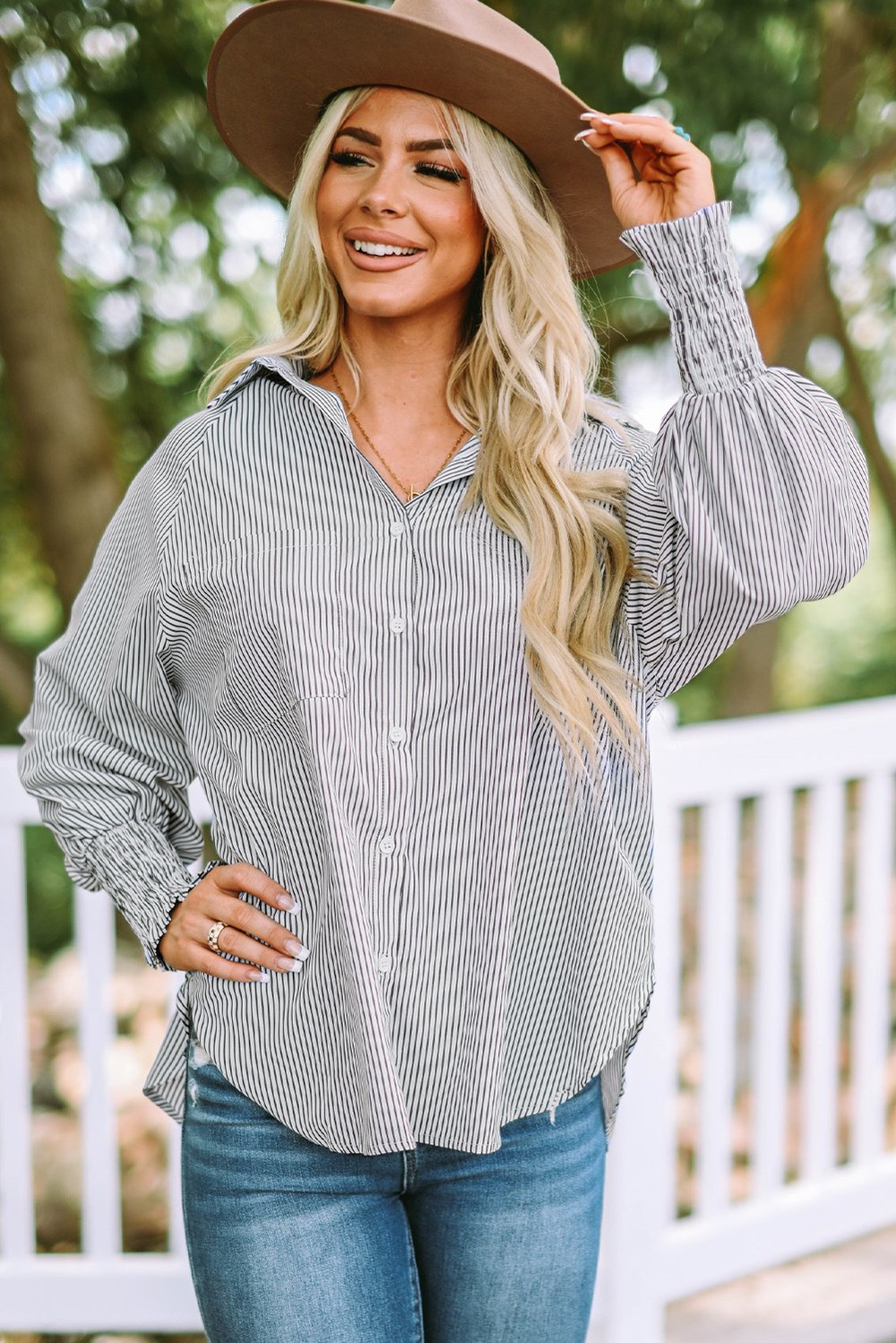 Eliza - Captivating stylish long-sleeved shirt
