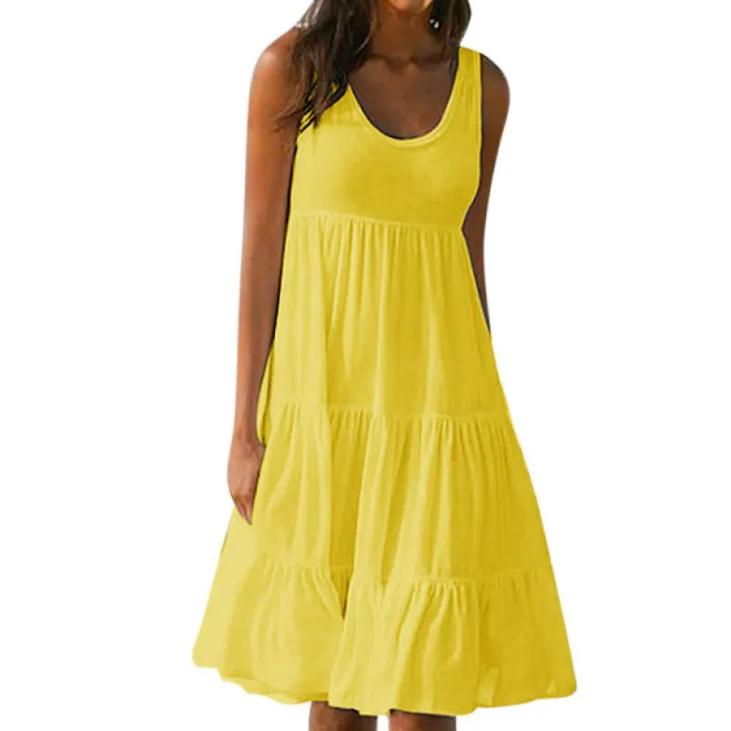 Liza Midi Dress - White