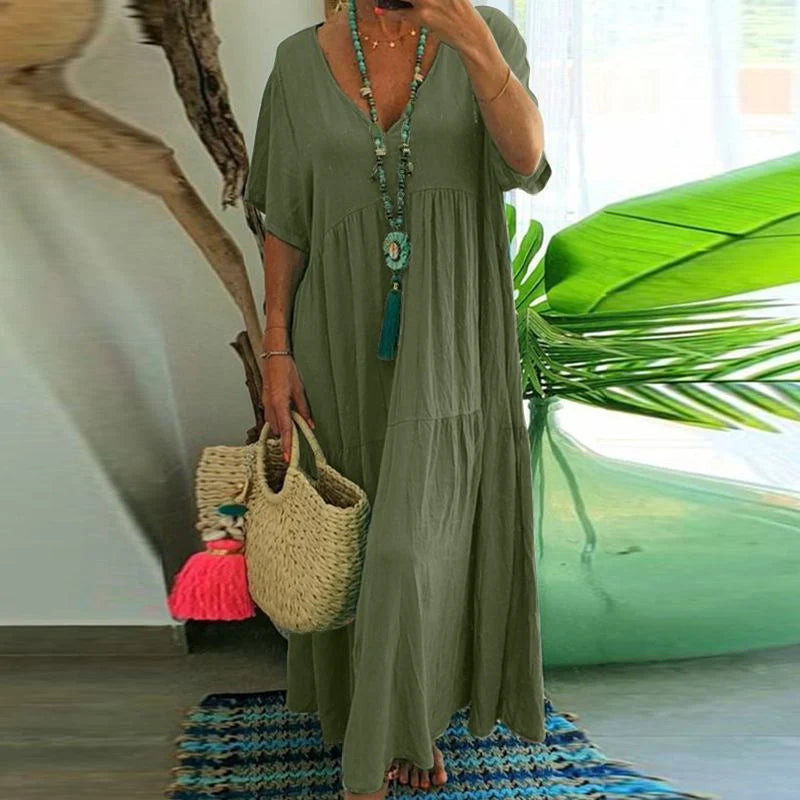 Karen - Women's Casual Long Dress