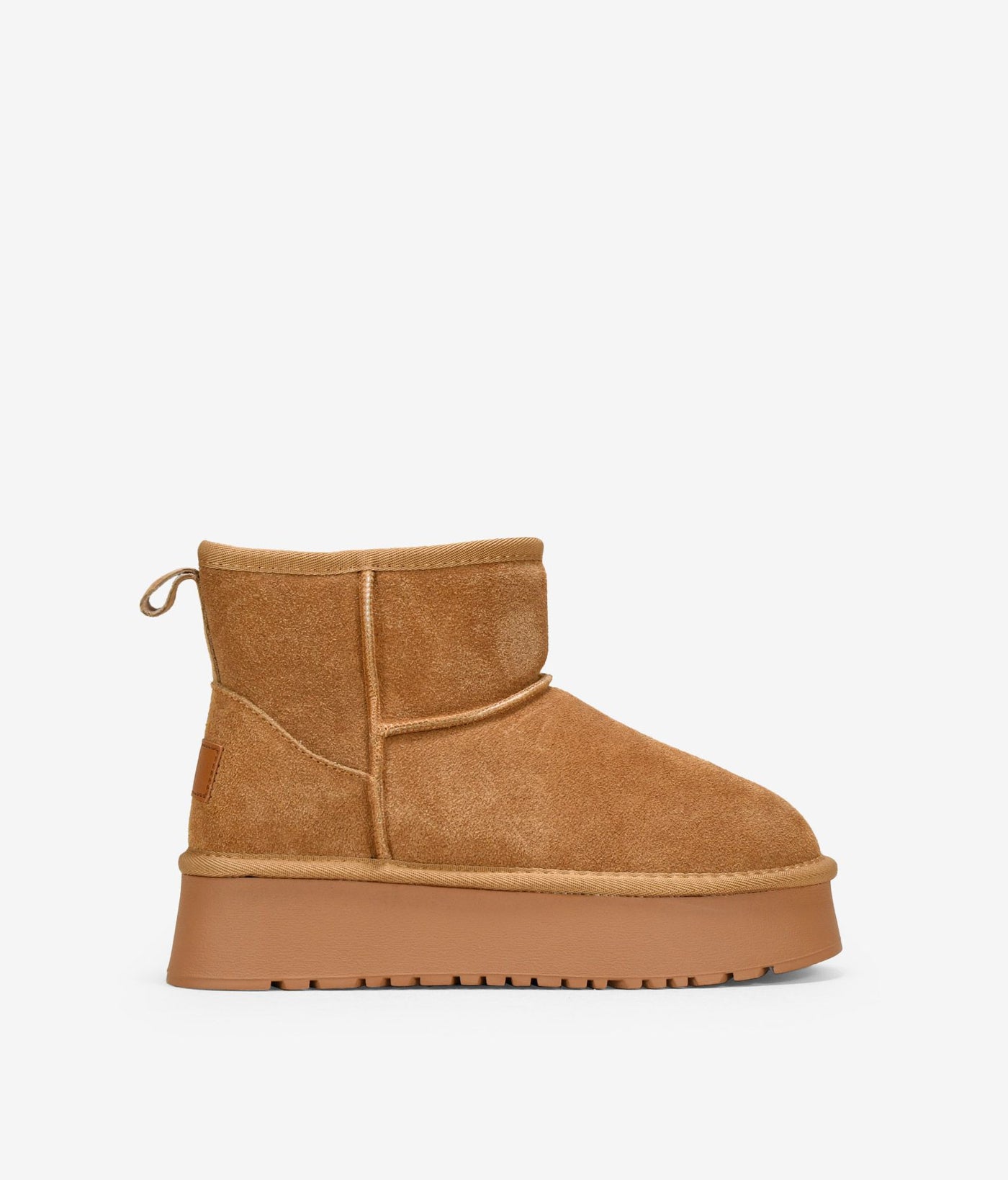 Comfortable winter platform ankle boots for women