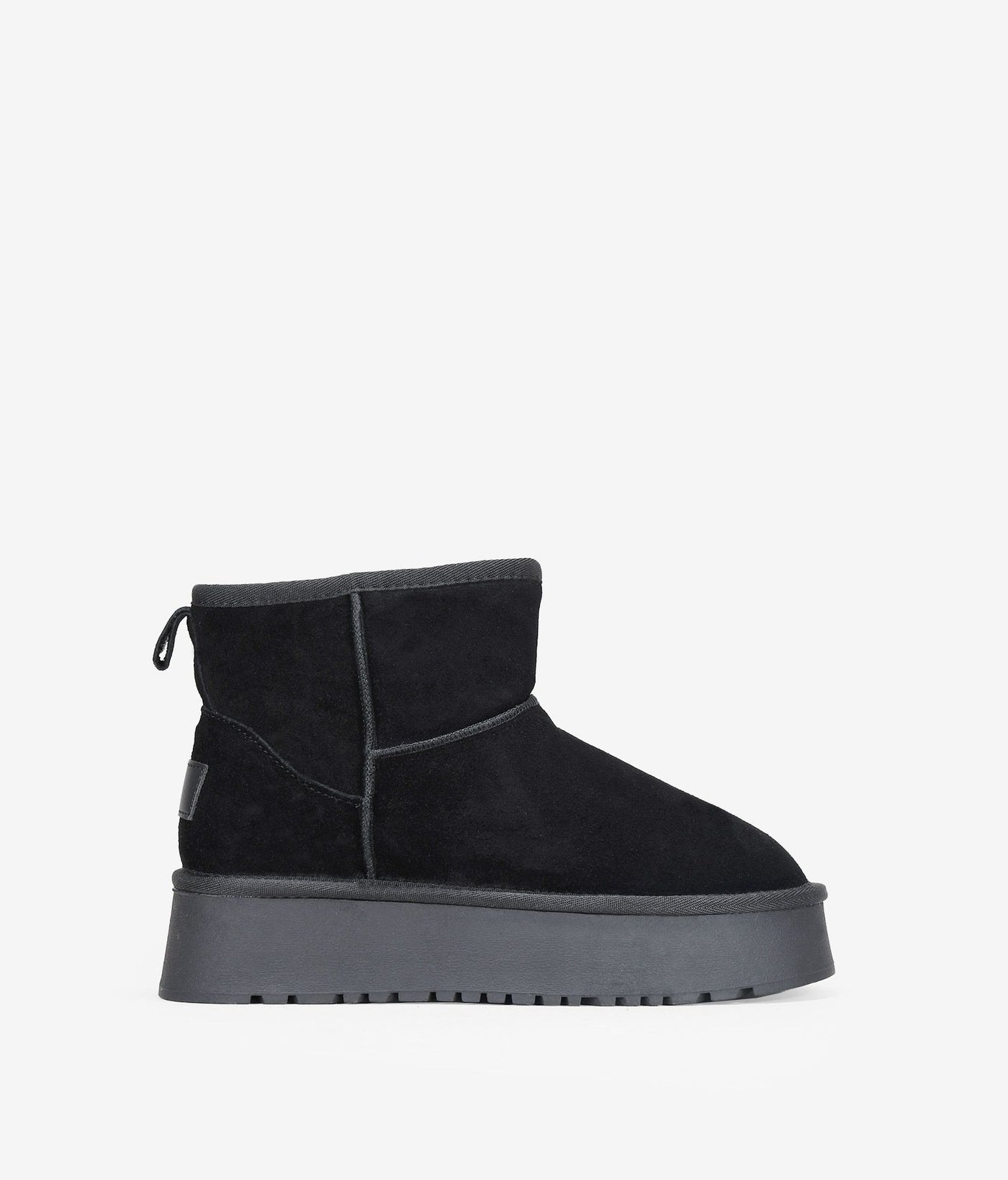 Comfortable winter platform ankle boots for women