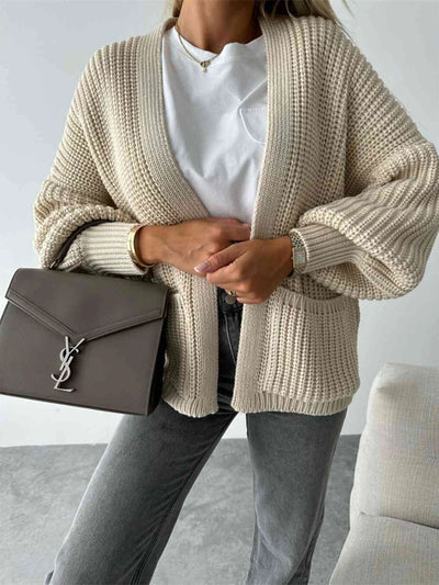 Elegant open-front cardigan: style and comfort for every day
