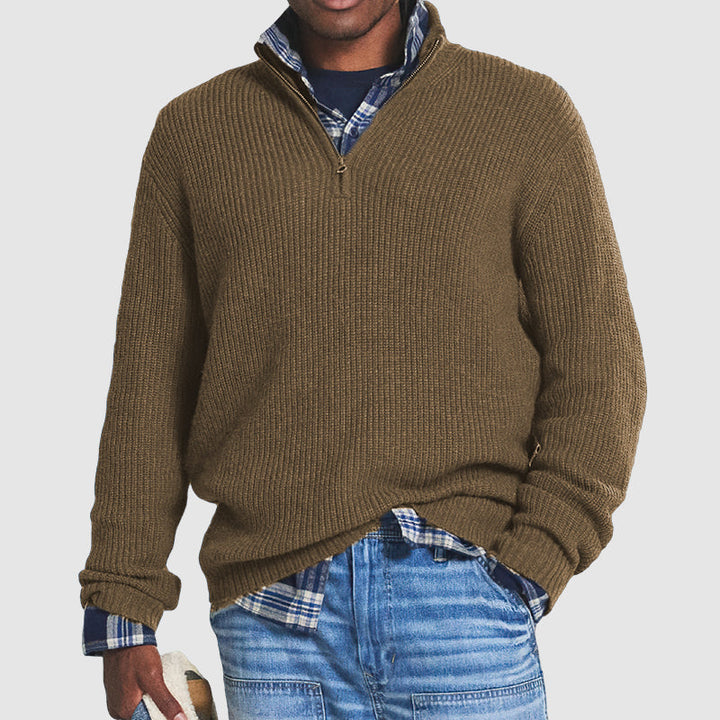 Warm and stylish men's sweater for cold days