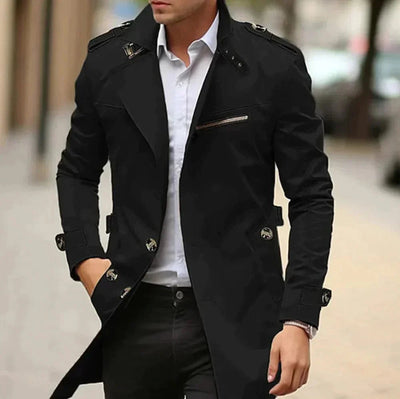 Elegant trench coat for men: style and comfort in every move