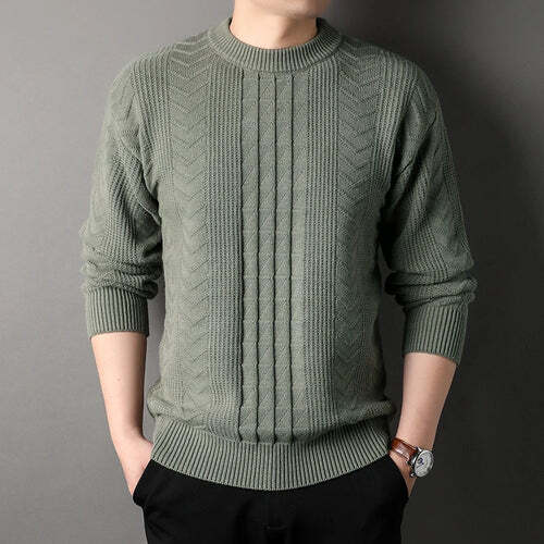 Cozy crew neck sweater: perfect for the fall/winter season
