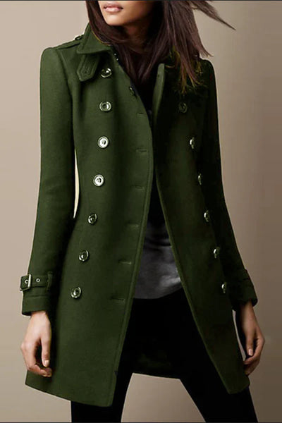 Lightweight jacket with long sleeves and elegant buttons