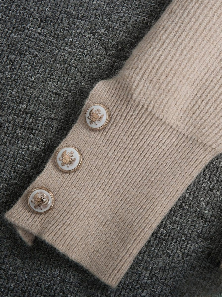 Casual knit cardigan with a cozy silhouette
