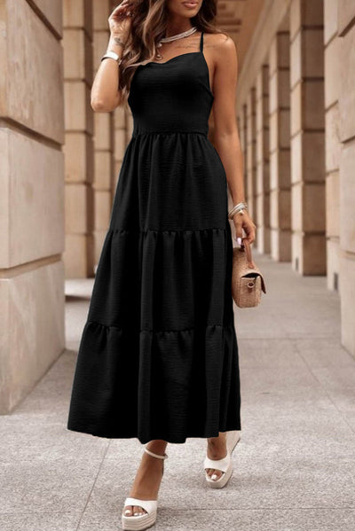 Mia | Multi-layered dress with crisscross straps
