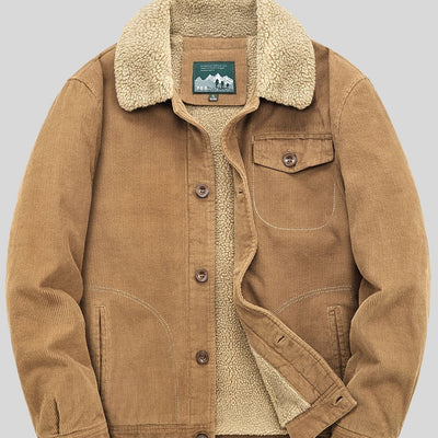 Men's Full-Zip Jacket, Lightweight and Warm for Outdoor Activities in Winter