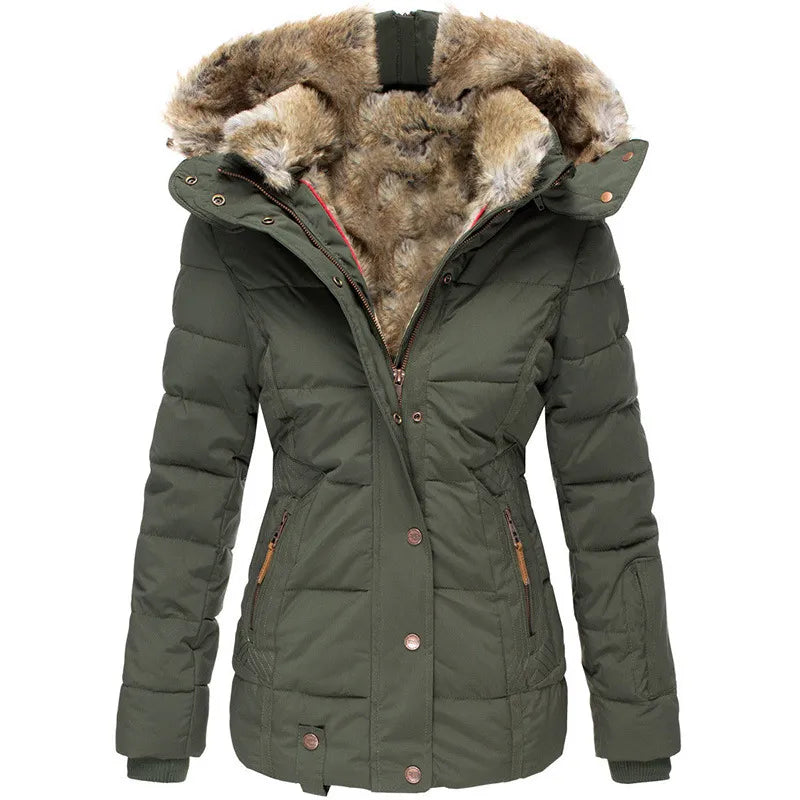 Modern design women's hooded jacket