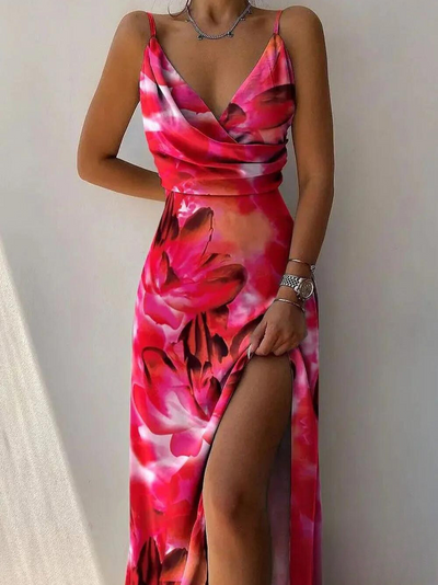 Breida - V-neck maxi dress