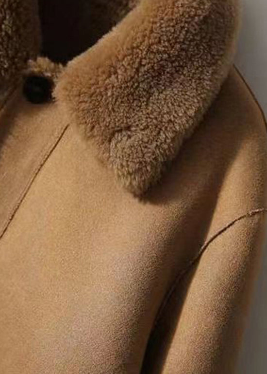 Reversible Peter Pan Collar Coat - Italian Style for Winter