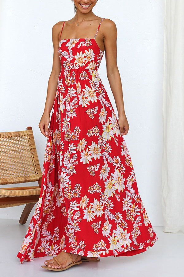Diana - Elegant Sleeveless Printed Dress