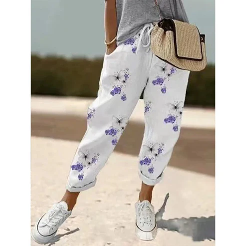 Hattie - Fashionable linen trousers