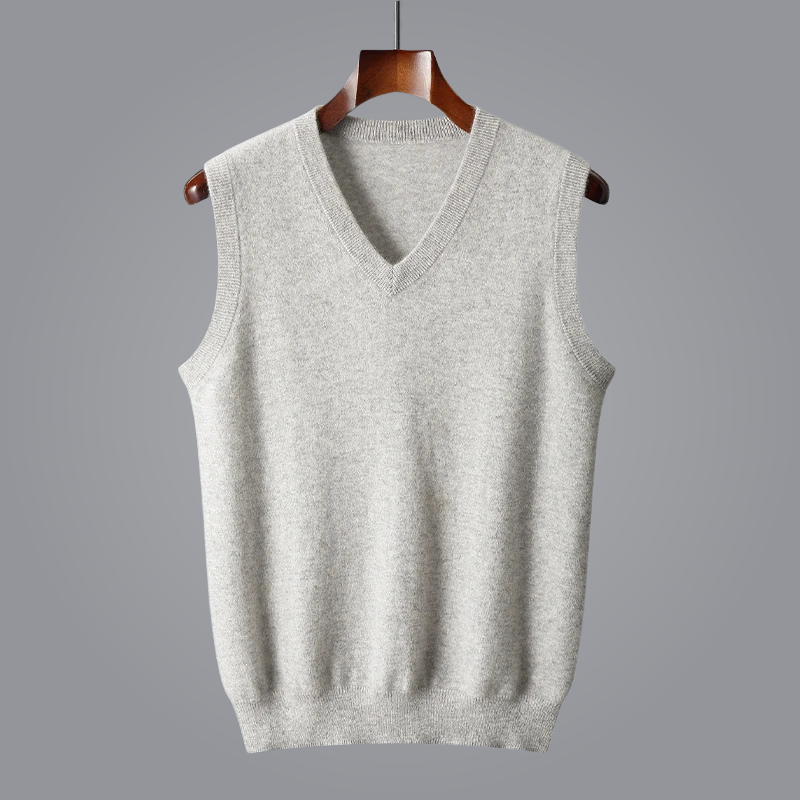 Women's V-neck Sleeveless Vest Modern Casual Style