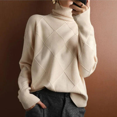 Elegant turtleneck sweater for elegant looks