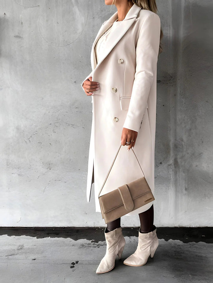 Women's Elegant Casual Coat – Perfect for Fall and Winter