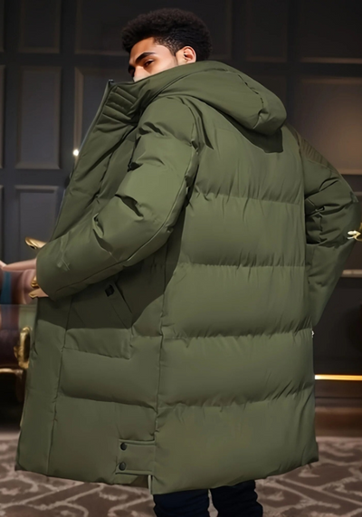 Men's winter coat with a modern and elegant design